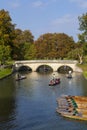 Trinity Bridge in Cambridge Royalty Free Stock Photo