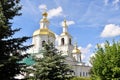Trinity Cathedral in Holy Trinity Seraphim-Diveevo Convent, Diveevo, Russia Royalty Free Stock Photo