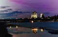 Trinity cathedral Pskov. Pskov Kremlin Russia. Ancient fortress on the river bank Royalty Free Stock Photo