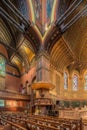 Trinity Church, Copley Square, Boston. Royalty Free Stock Photo