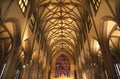 Trinity Church New York City Inside Stained Glass Royalty Free Stock Photo