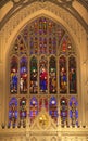 Trinity Church New York City Inside Stained Glass Royalty Free Stock Photo