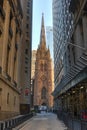 Trinity Church, New York City. USA. Royalty Free Stock Photo