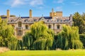 Trinity College building. Cambridge, England Royalty Free Stock Photo