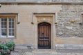 Trinity College Durham Quad, door & facade close-up, Oxford, United Kingdom