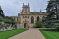 Trinity College Front Quad, view of building facade & lawn, Oxford, United Kingdom