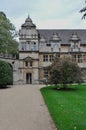 Trinity College Front Quad, view of building facade & lawn, Oxford, United Kingdom Royalty Free Stock Photo