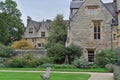 Trinity College Garden Quad, view of building facade, Oxford, United Kingdom Royalty Free Stock Photo
