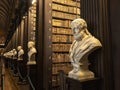 Trinity College Library Bust of Plato Royalty Free Stock Photo