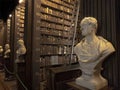 Trinity College Library Bust of Sir Isaac Newton Royalty Free Stock Photo