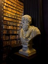 Trinity College Library Bust of Socrates Royalty Free Stock Photo