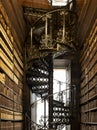 Trinity College Library Stairway in the Long Room Royalty Free Stock Photo