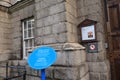 Entrance of Trinity College Dublin - Ireland elite educational university - Ireland tourism Royalty Free Stock Photo