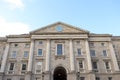 Entrance of Trinity College in Dublin - Ireland elite educational university - Dublin tourism Royalty Free Stock Photo