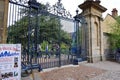 Gate, Trinity College, Oxford, England Royalty Free Stock Photo