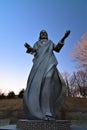 Trinity heights sioux city shrine statue jesus Royalty Free Stock Photo