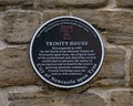 Trinity House Plaque in Newcastle upon Tyne, UK