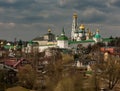 Trinity Lavra of Saint Sergius in Sergiev Posad city, Russia Royalty Free Stock Photo