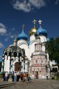 Trinity Lavra of St. Sergius - the largest Orthodox male monastery in Russia Royalty Free Stock Photo