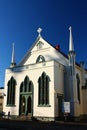 Trinity Methodist Church on Clive Square Gardens, Napier, New Zealand Royalty Free Stock Photo