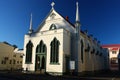 Trinity Methodist Church on Clive Square Gardens, Napier, New Zealand Royalty Free Stock Photo