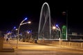 Trinity sky bridge in downtown Dallas, Texas Royalty Free Stock Photo