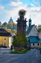 The Trinity Square NÃÂ¡mestie SvÃÂ¤tej Trojice in BanskÃÂ¡ ÃÂ tiavnica