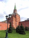 The Trinity tower of the Kremlin Moscow Royalty Free Stock Photo