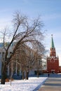Trinity tower of Moscow Kremlin. UNESCO World Heritage Site. Royalty Free Stock Photo
