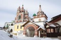 Trinity Troitskaya Gate Church in Savvino-Storozhevsky Monastery Zvenigorod Russia Royalty Free Stock Photo