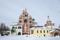 Trinity Troitskaya Gate Church in Savvino-Storozhevsky Monastery Zvenigorod Russia Royalty Free Stock Photo