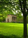 Trinkhalle in Baden-Baden with trees in the foreground Royalty Free Stock Photo