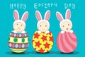 Trio bunny easter egg