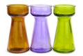 Trio of colored glass