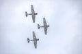 Geico Skytyper US Air Force Combat Planes Trio Flying In Formation Closeup Royalty Free Stock Photo