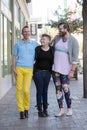 Trio of Gender Fluid Young People Royalty Free Stock Photo