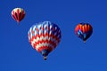 A Trio of Hot Air Balloons Royalty Free Stock Photo