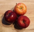 A Trio of Small Dry Apples