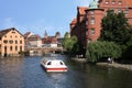 Trip by boat, Strasbourg, Alsace, France Royalty Free Stock Photo