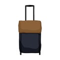 trip luggage bag cartoon vector illustration