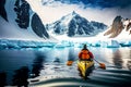 trip to mountains by boat winter kayaking in antarctica