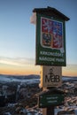 On the Trip to Snezka in Czech Republic National Park Krkonose