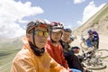 Trip to Tibet by bike Royalty Free Stock Photo