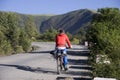 Trip to Tibet by bike Royalty Free Stock Photo