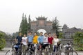 Trip to Tibet by bike Royalty Free Stock Photo