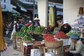 Trip to Vietnam: traditional market in Dalat Royalty Free Stock Photo