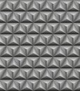 Tripartite pyramid gray seamless texture Royalty Free Stock Photo
