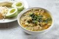 tripe soup, traditional Colombian food Royalty Free Stock Photo