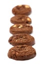 Triple Chocolate Cookies Royalty Free Stock Photo