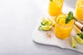 Triple citrus margarita with orange, lemon and lime